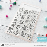 MAMA ELEPHANT: Little Pig Agenda | Stamp and Creative Cuts Bundle