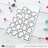 MAMA ELEPHANT: Little Pig Agenda | Stamp and Creative Cuts Bundle