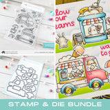 MAMA ELEPHANT: Little Agenda Ice Cream | Stamp and Creative Cuts Bundle