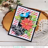 SPELLBINDERS:  Christmas Bird Poinsettia | Die