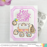 MAMA ELEPHANT: Happy Hedgehog | Stamp