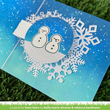 LAWN FAWN: Frosty Family | Stamp, Color Stencil, & Die Bundle