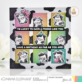 MAMA ELEPHANT: Little Cow Agenda | Stamp and Creative Cuts Bundle