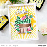 PRETTY PINK POSH: Starburst | Stencil