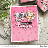 PRETTY PINK POSH: Hugs Script | Die