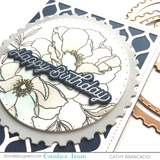 CONCORD & 9 th : Blended Petals | Layering Stencil