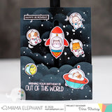 MAMA ELEPHANT: Little Agenda Spaceship | Stamp