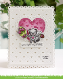 LAWN FAWN: Backdrop Quilted Heart | Portrait | Lawn Cuts Die