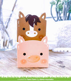 LAWN FAWN: Tiny Gift Box Unicorn & Horse Add-on | Lawn Cuts Die