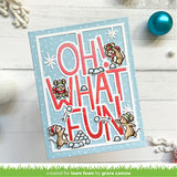 LAWN FAWN: Snowball Fight | Stamp