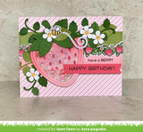 LAWN FAWN: Stitched Strawberry Frame | Lawn Cuts Die