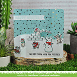 LAWN FAWN: Snowball Fight | Stamp