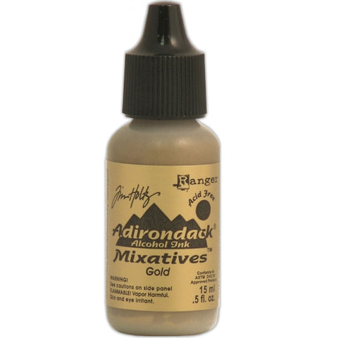 TIM HOLTZ: Alcohol Ink Mixative .5oz (Gold) (ORMD)