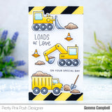 PRETTY PINK POSH:  Construction Trucks | Stamp