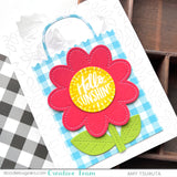 LAWN FAWN: Stitched Flower Frame Lawn Cuts Die