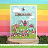 LAWN FAWN: Spring Blossoms Background | Layering Stencils