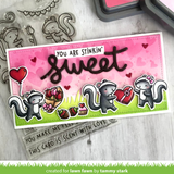 LAWN FAWN: Lots of Hearts Background | Layering Stencils