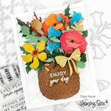 HONEY BEE STAMPS: Rattan Basket | Honey Cuts