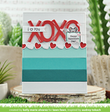 LAWN FAWN: Valentine Hearts | Border | Lawn Cuts Die