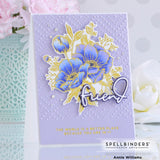 SPELLBINDERS:  Anemone Glimmer Blooms | Hot Foil Plate & Die