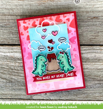 LAWN FAWN: Lots of Hearts Background | Layering Stencils