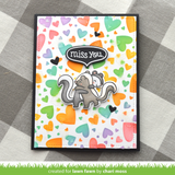 LAWN FAWN: Lots of Hearts Background | Layering Stencils