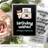 MAMA ELEPHANT: Wishes Enclosed | Stamp