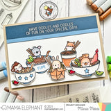 MAMA ELEPHANT: Noodles Saying | Stamp