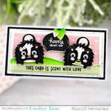 LAWN FAWN: Tiny Gift Box Skunk Add-on | Lawn Cuts Die