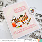 MAMA ELEPHANT: Noodles Saying | Stamp