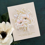 SPELLBINDERS:  Anemone Glimmer Blooms | Hot Foil Plate & Die