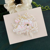 SPELLBINDERS:  Anemone Glimmer Blooms | Hot Foil Plate & Die