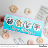 PRETTY PINK POSH:  Birthday Scripts | Die Set