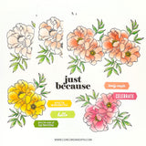 CONCORD & 9 th : Blended Petals | Stamp