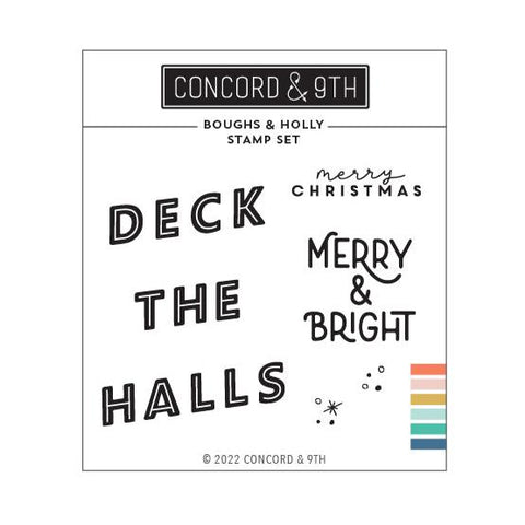 CONCORD & 9 th : Boughs & Holly | Stamp