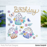 PRETTY PINK POSH: Birthday Wishes Script | Die