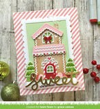 LAWN FAWN: Build a House Gingerbread Add-on | Lawn Cuts Die.