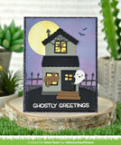 LAWN FAWN: Build a House Halloween Add-on Lawn Cuts Die