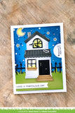 LAWN FAWN: Build a House Halloween Add-on Lawn Cuts Die