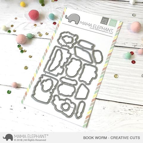 MAMA ELEPHANT: Book Worm Creative Cuts