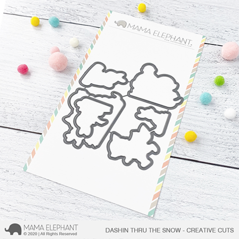 MAMA ELEPHANT: Dashin' Thru the Snow | Creative Cuts