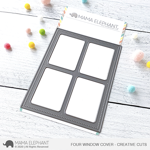 MAMA ELEPHANT: Four Window Cover | Creative Cuts