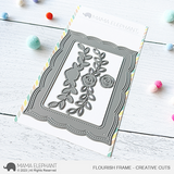 MAMA ELEPHANT: Flourish Frame | Creative Cuts