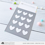 MAMA ELEPHANT: Heart Grid Window | Creative Cuts