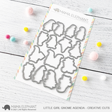 MAMA ELEPHANT: Little Girl Gnome Agenda  | Creative Cuts