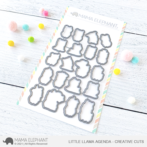 MAMA ELEPHANT: Little Llama Agenda  | Creative Cuts