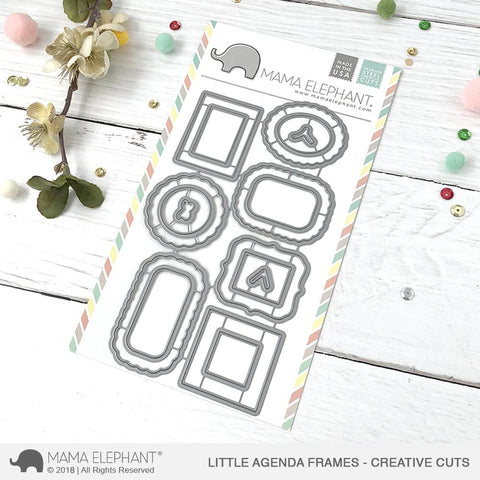 MAMA ELEPHANT: Little Agenda Frames Creative Cuts