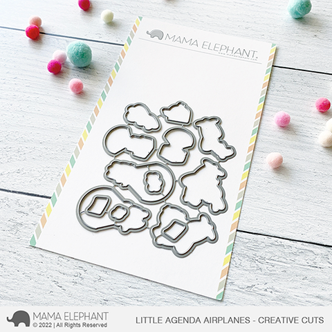 MAMA ELEPHANT: Little Agenda Airplanes | Creative Cuts