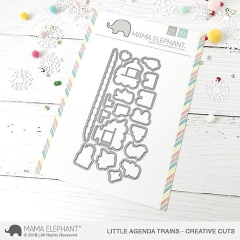 MAMA ELEPHANT: Little Agenda Trains Creative Cuts