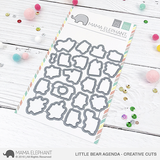 MAMA ELEPHANT: Little Bear Agenda Creative Cuts